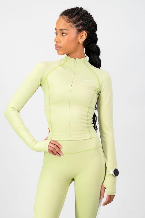 Tempo 1/4 Zip - Aloe