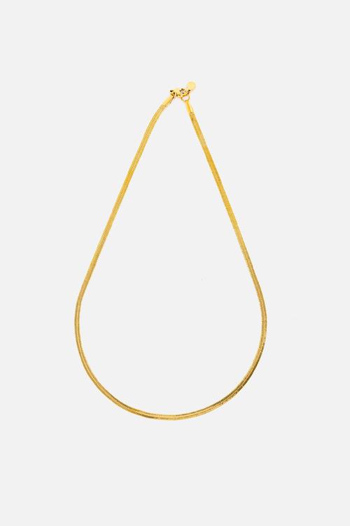 Fine Snake necklace - Gold