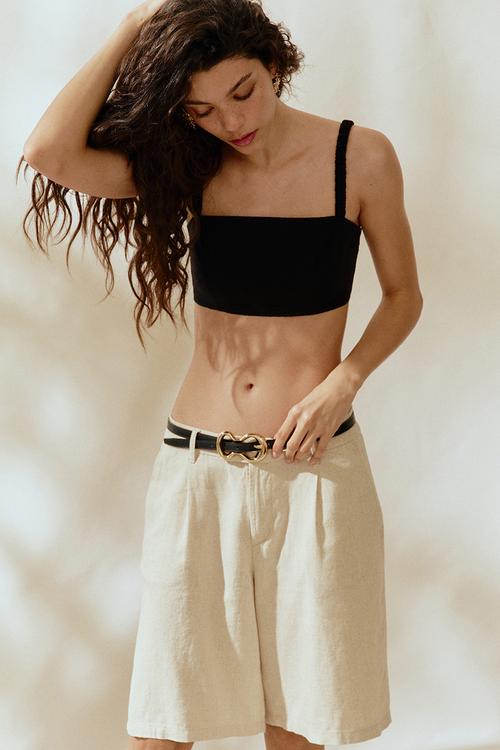 Crop top - black