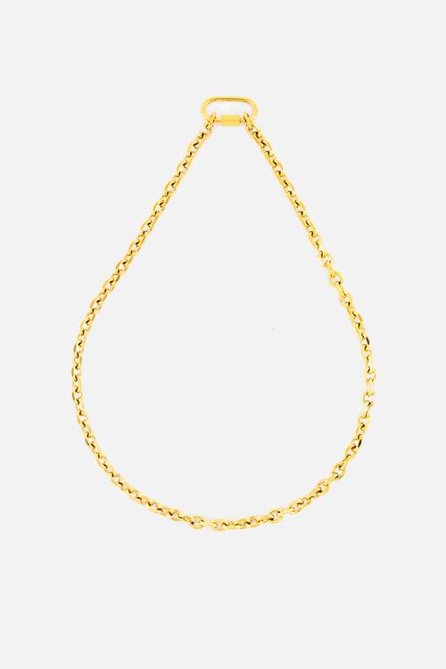 Lock chain necklace - gold 