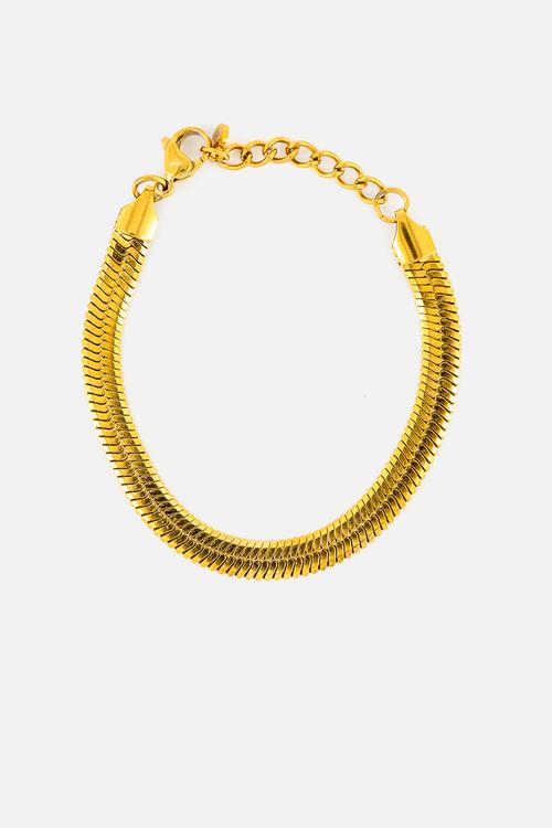 Fine Snake Bracelet - Gold