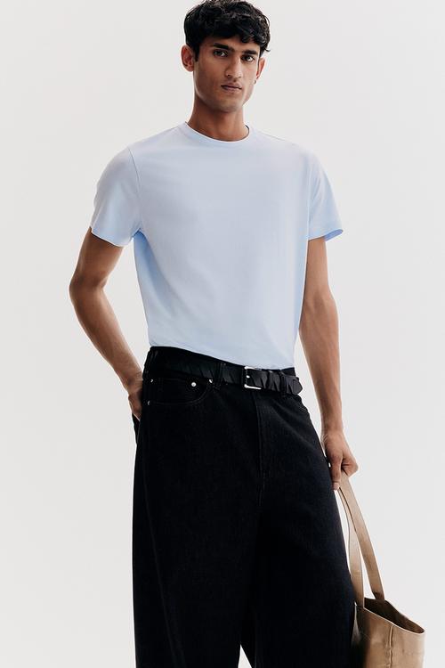 Slim fit T-shirt - light blue