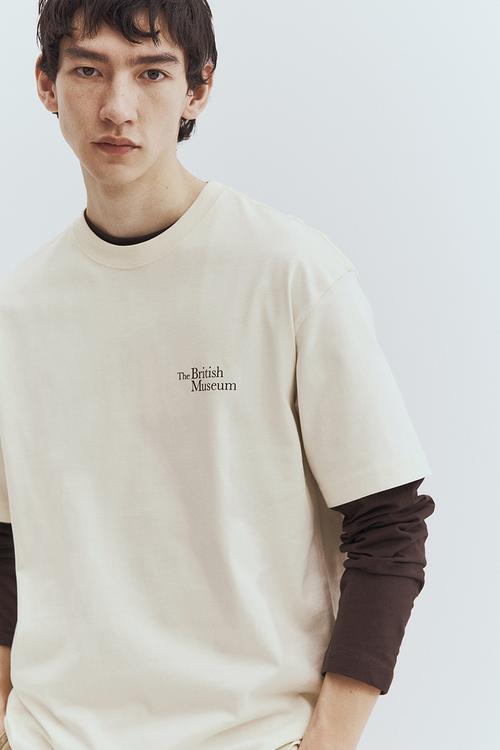 Loose fit T-shirt - cream/the british museum 