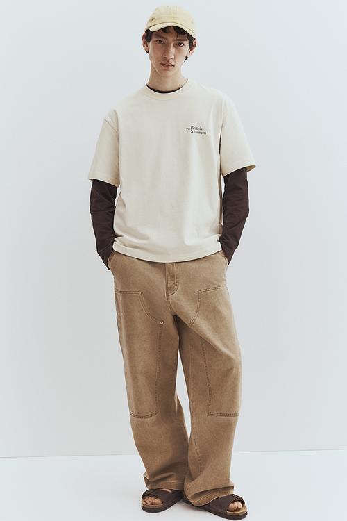 Loose fit T-shirt - cream/the british museum 