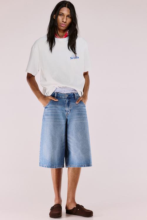 Loose fit printed T-shirt - white/sevilla