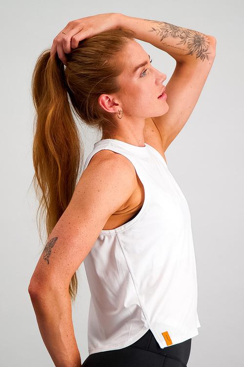Essential Madison Tank - White