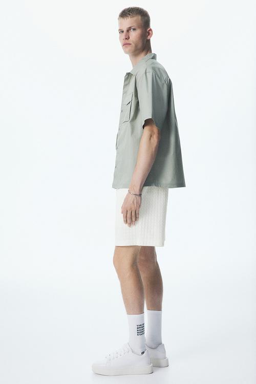 Regular fit shorts - white