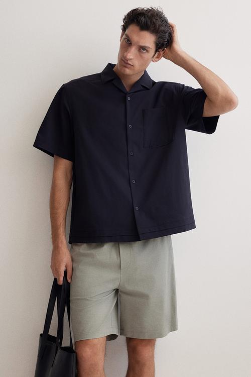 Relaxed fit shorts - sage green