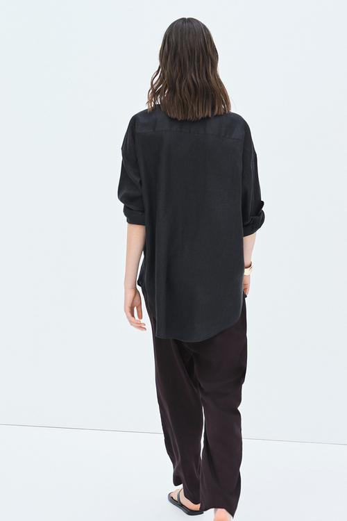 Mama before & after drawstring trousers - black