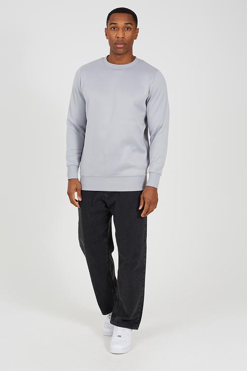 Crew Neck Sweatshirt - Storm Grey