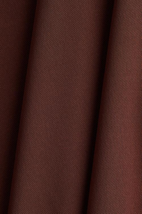 Off-the-shoulder dress - dark brown