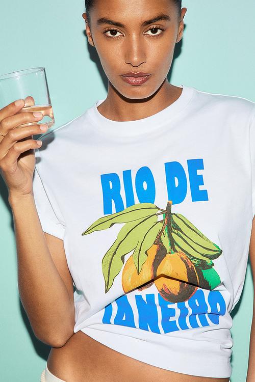 Printed T-shirt - white rio de janeiro