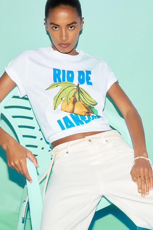 Printed T-shirt - white rio de janeiro