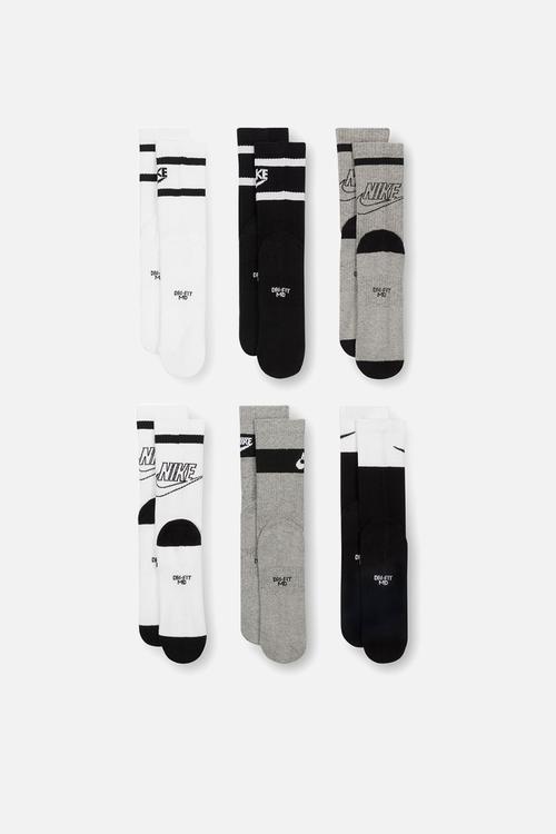 Nike Everyday Crew Socks 6 Pairs - Multi-Color