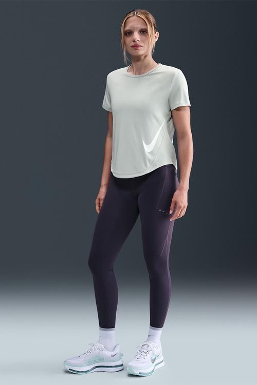 Dri-Fit Short-Sleeve Running Top - Light Grey