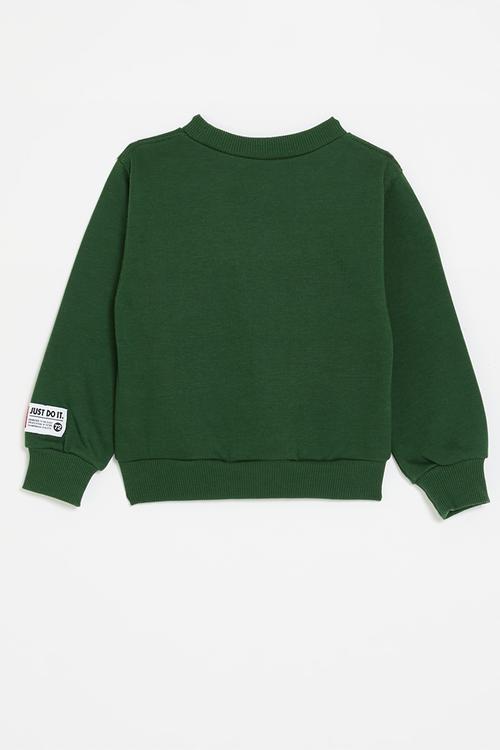 Nike pe french terry crewneck - green 