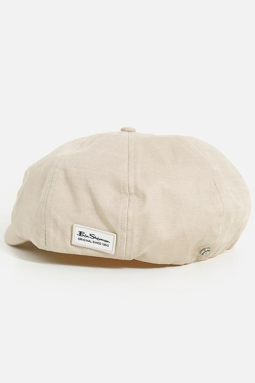 Ivy Linen Hat - Stone