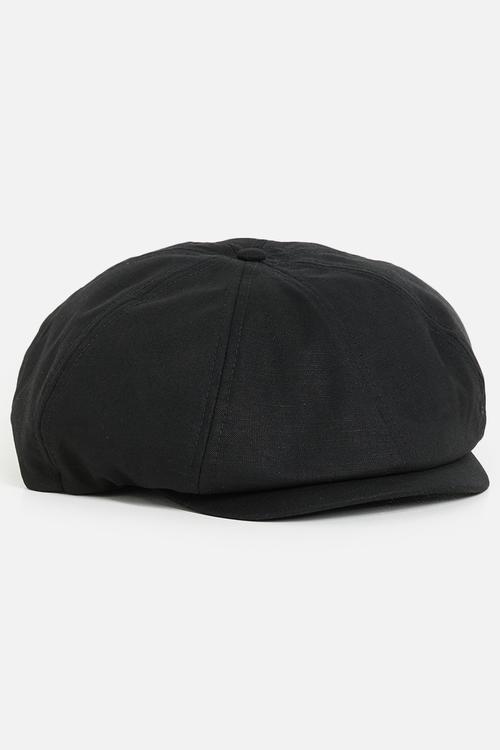 Ivy Linen Hat - Black