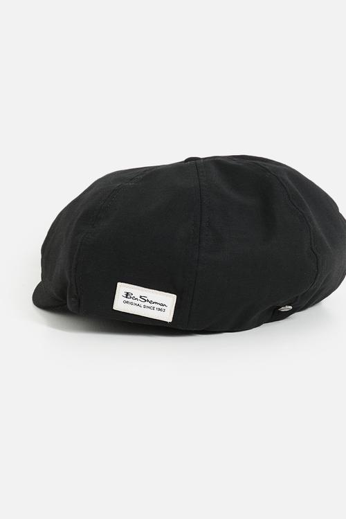 Ivy Linen Hat - Black