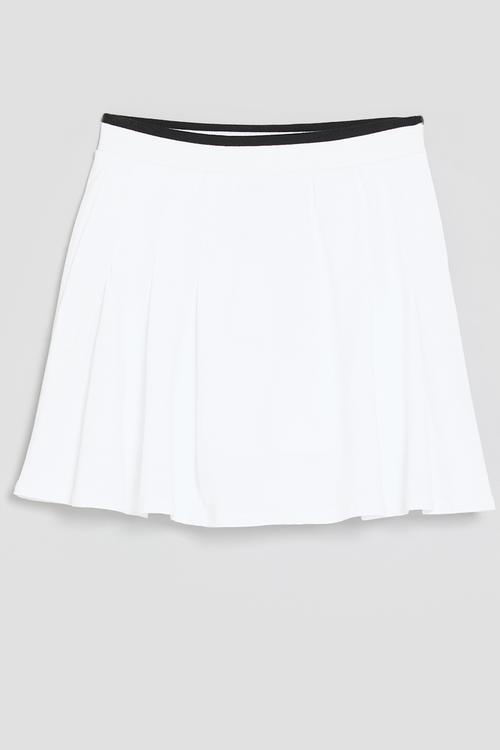 Girls charlotte tennis skort - white