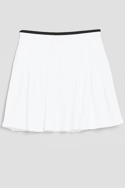 Girls charlotte tennis skort - white