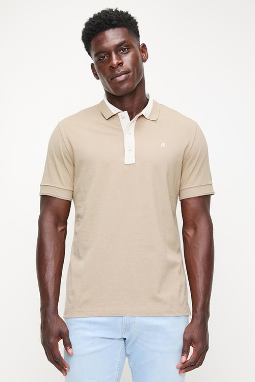 Stretch Cotton Piquet - Stone