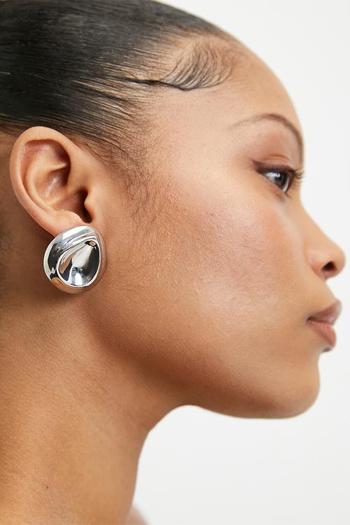 Dora studded earrings - silver
