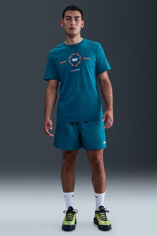NSW  Swoosh  Dan Graphic Tee  - Green Abyss