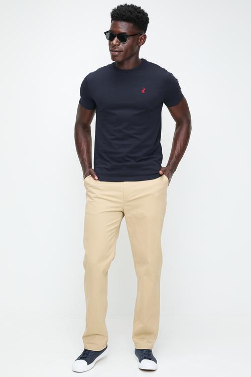 Mens crew neck T-shirt - navy