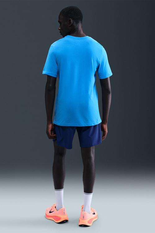 Dri-FIT Running Swoosh  T-Shirt  - Blue Hero/White