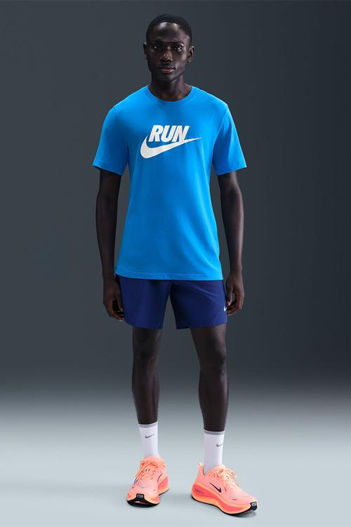 Dri-FIT Running Swoosh  T-Shirt  - Blue Hero/White