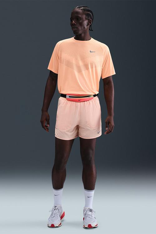Stride Dri-FIT ADV Short-Sleeve Running Top  - Orange Chalk/Reflective