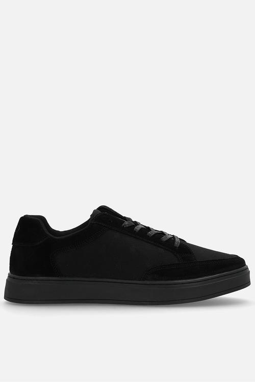 Colour Block Jacquard Sneaker - Black
