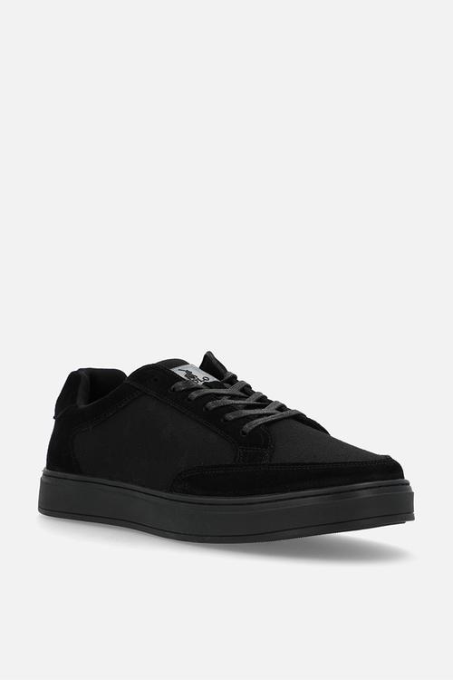 Colour Block Jacquard Sneaker - Black