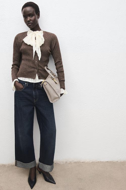 Cardigan vana - dark brown