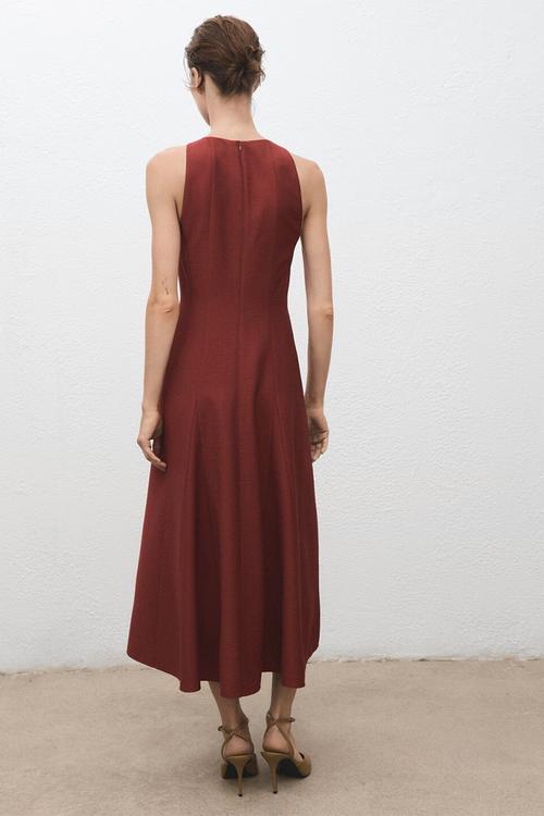 Vestido camelia - medium orange