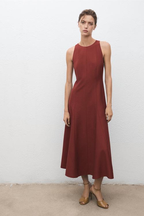 Vestido camelia - medium orange