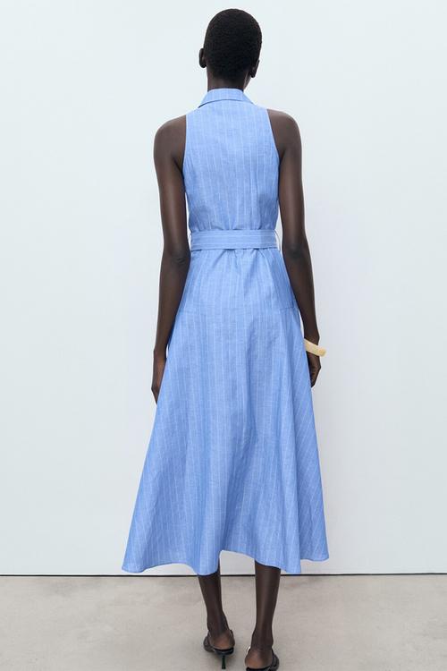 Dress dam  -  medium blue