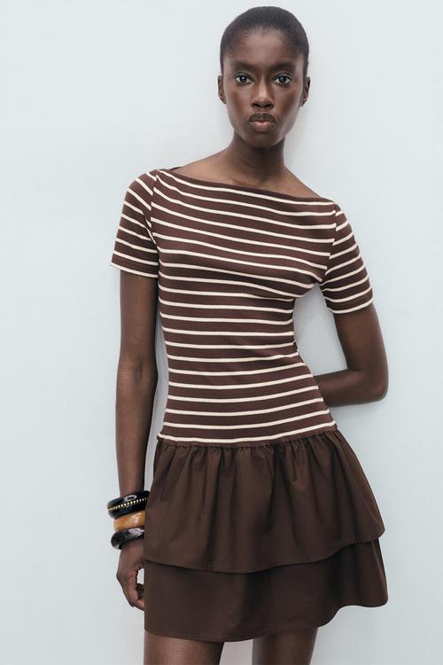 Dress globi  -  brown