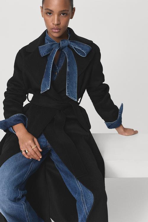 Abrigo batin - black