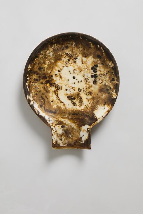 Resin spoon rest - Brown