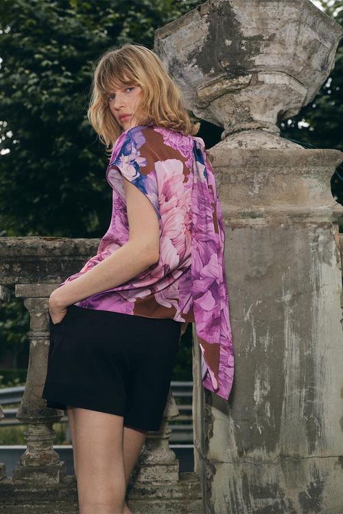 Blouse anita -  mid-purple