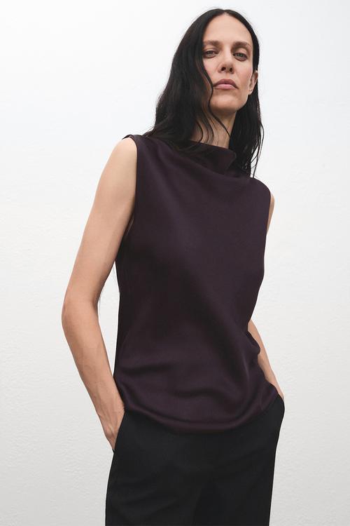 Blouse mart -  burgundy