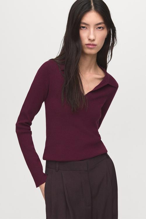 Jersey mariele - dark red
