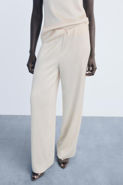 Trousers plis -  light beige