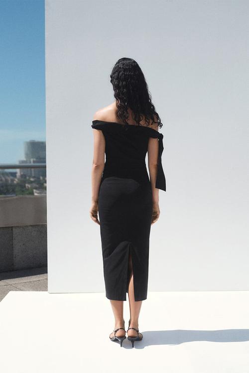 Dress twisted2 -  black