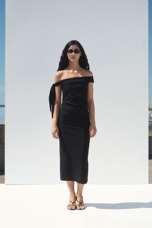 Dress twisted2 -  black