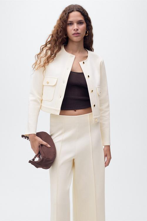 Jacket grey-h -  light beige