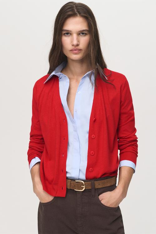 Cardigan luccav - red