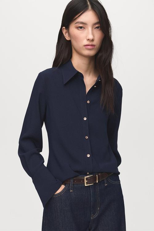 Shirt flare - midnight navy